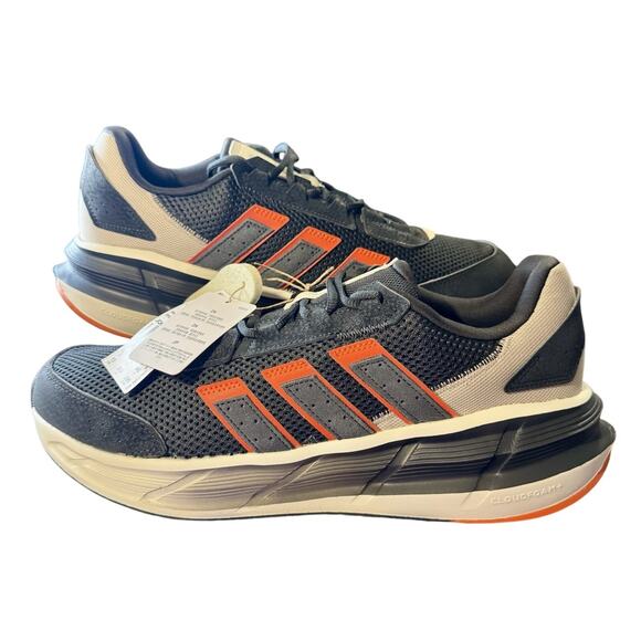 Adidas Astrastar JQ6077 Black Orange Cloudfoam Comfort running sport Mens 13 NEW main image 4